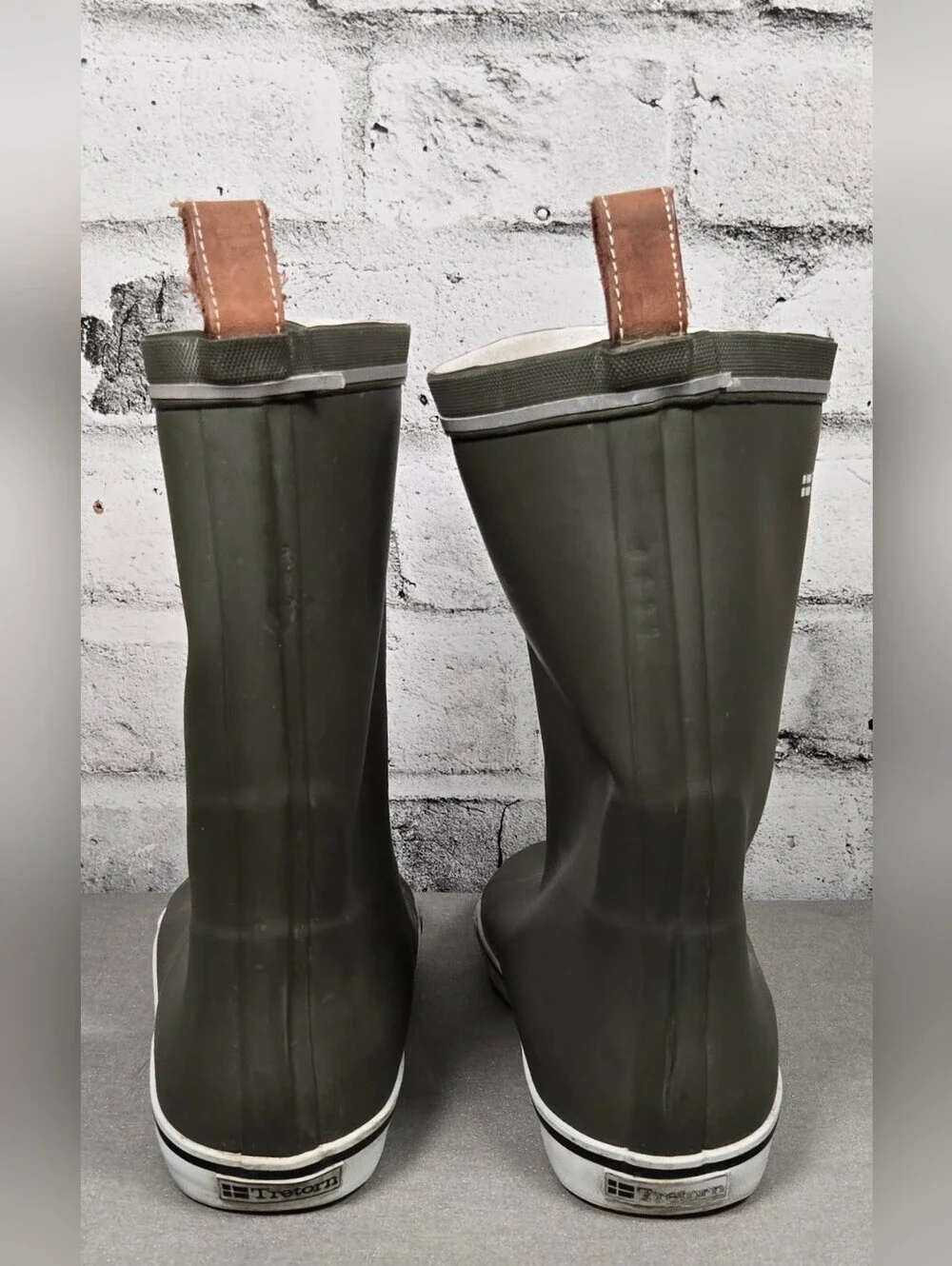 Tretorn Rubber Rain Boots Womens EU 40 Olive Green Waterproof Boots